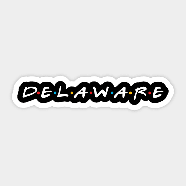 Delaware Friends Sticker by kani